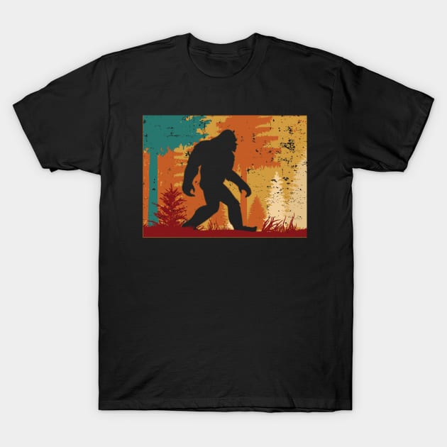 Bigfoot Retro Vintage Sasquatch Colorado T-Shirt by ryanjaycruz